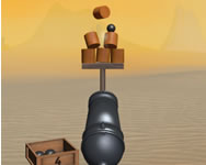 Cannon balls 3D vadsz HTML5 jtk