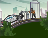 City police cars game vadász HTML5 játék